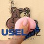 Keychain anti-stress "Bad Bear"
